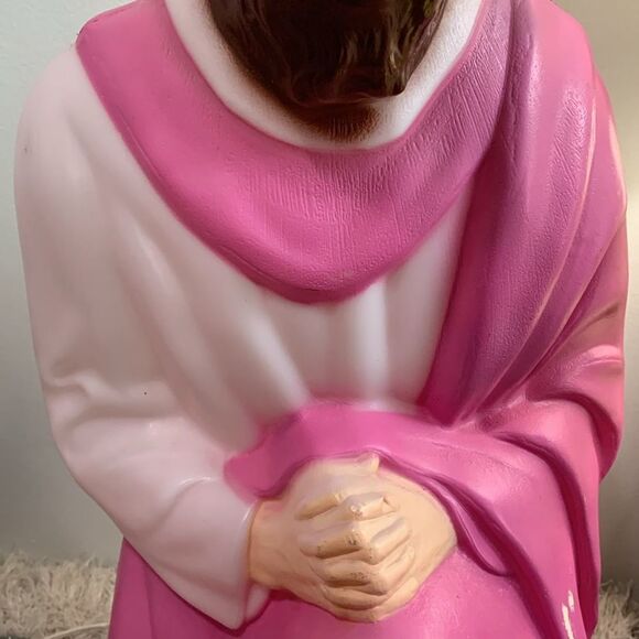 Vintage Empire Nativity Joseph Approx 27" Blow Mold Christmas Plastic Decor - Picture 7 of 17